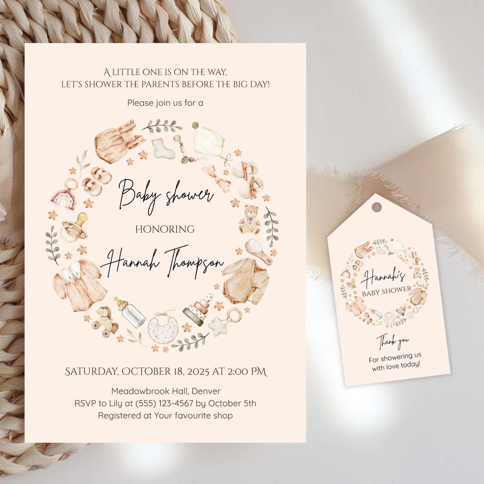 Neutral Baby Shower Bundle 1
