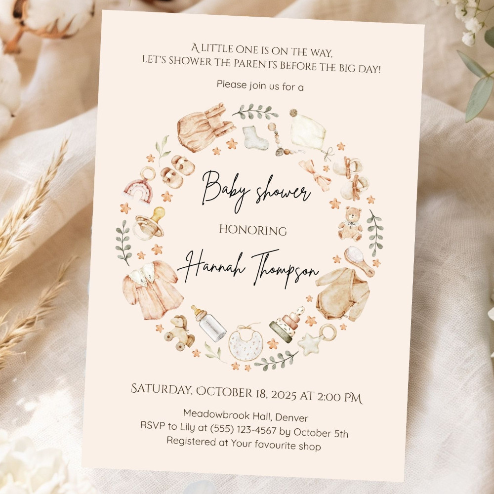 Little Keepsakes Invitation
