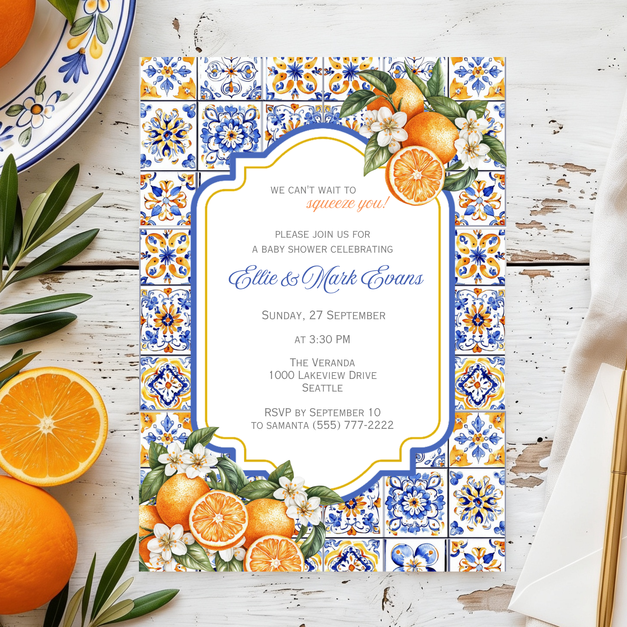 Seville Citrus Invitation