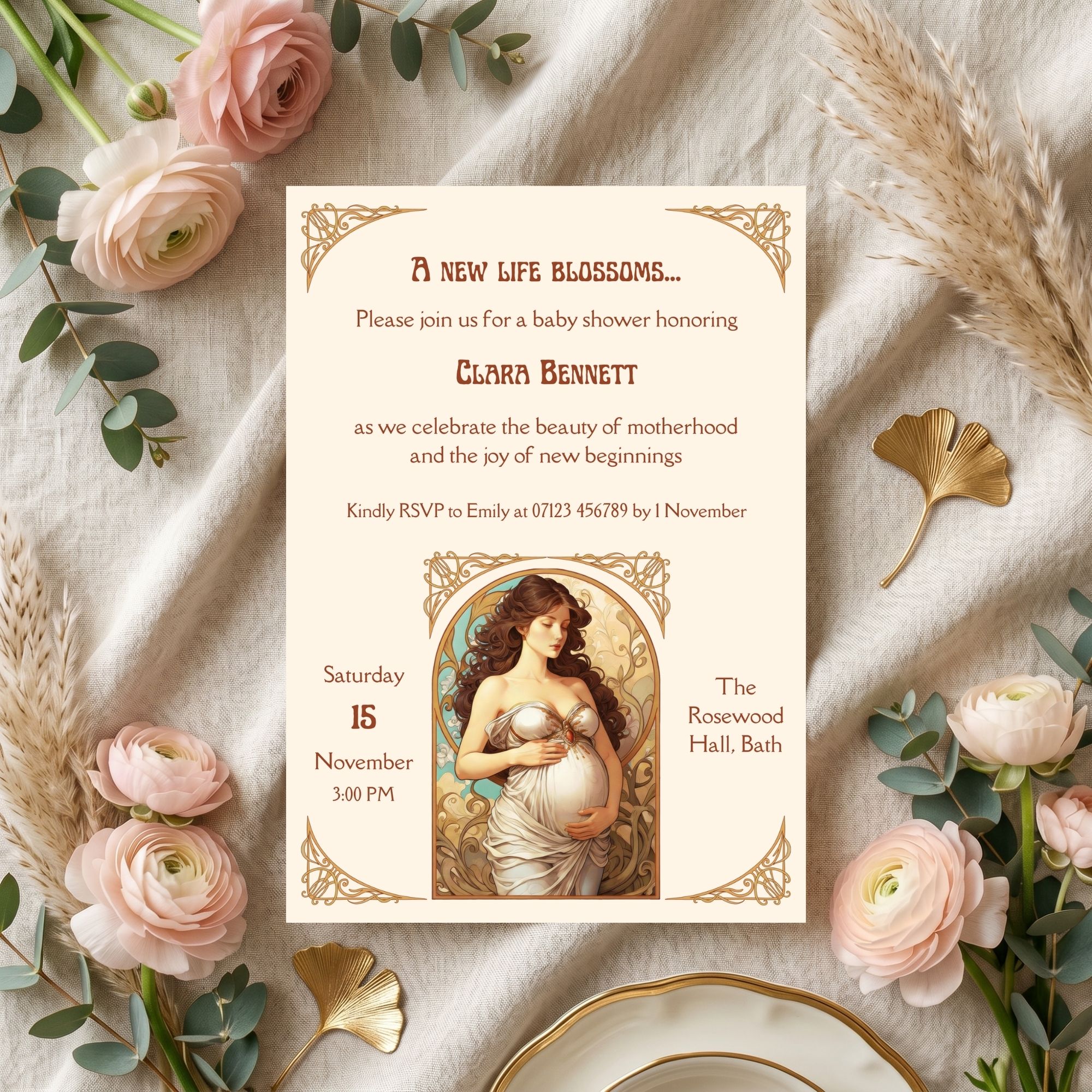 Divine Motherhood Invitation Inanna