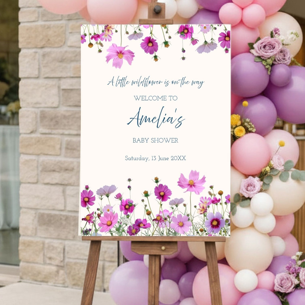 Amethyst Garden Welcome Sign